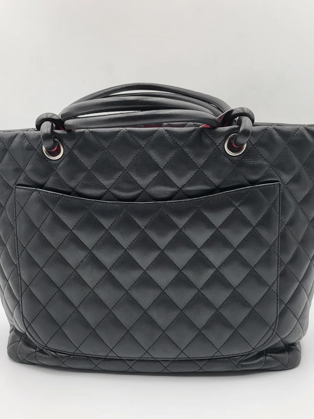 CHANEL Calfskin Quilted Cambon Ligne Tote Bag..Authentic w/COA....